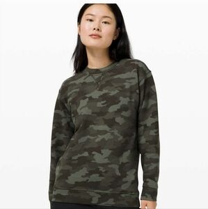 Lululemon City Sweat Crewneck Sweatshirt Army Green size S like New ⭐️⭐️⭐️